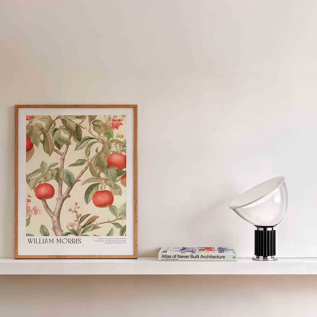 Appelboom en bloemen Poster