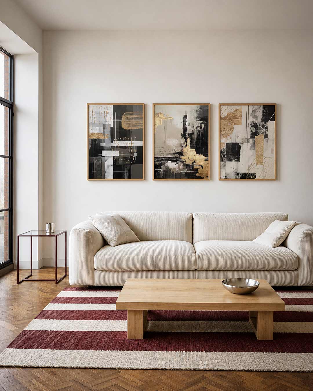 Gouden lijnenspel Posterset