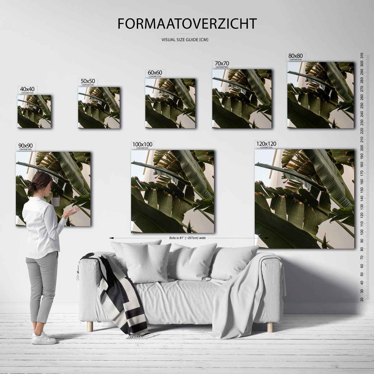 Bananenbladeren Poster