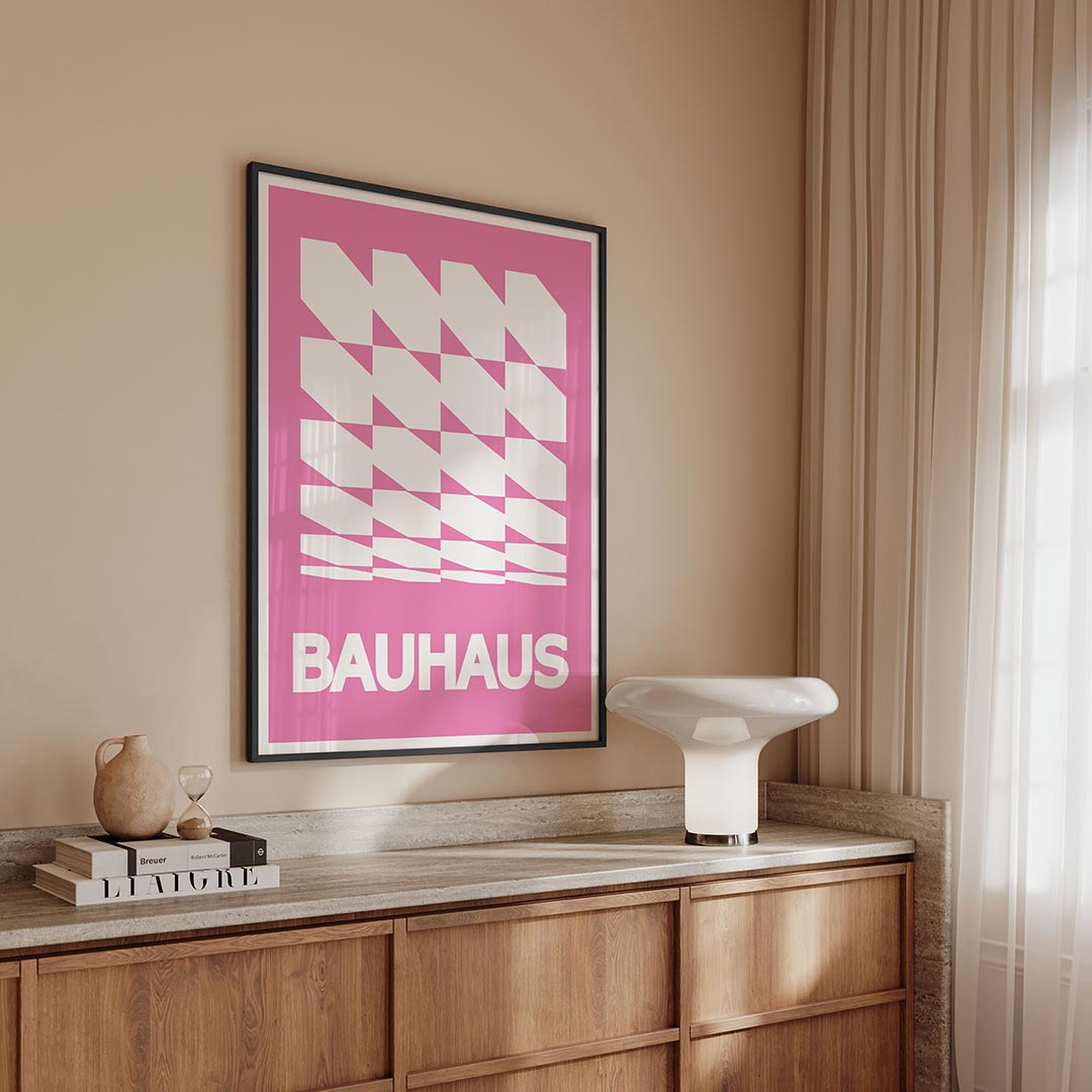 Vormritme en kleur Poster