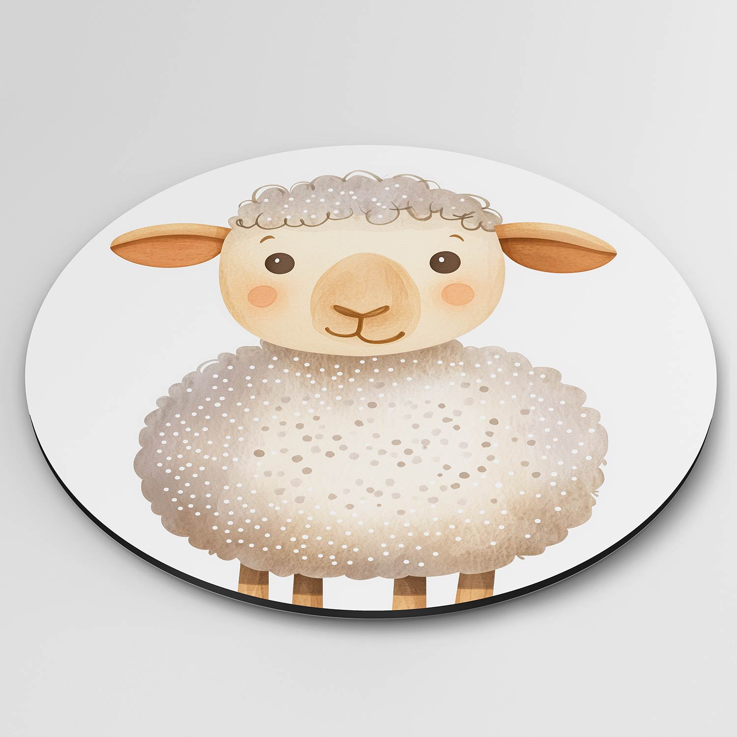 Schattig schaap Muurcirkel