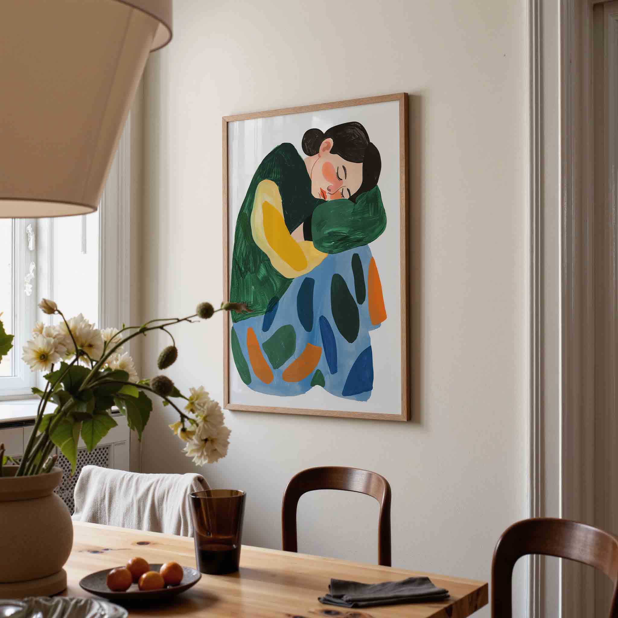 Slapende figuur Poster