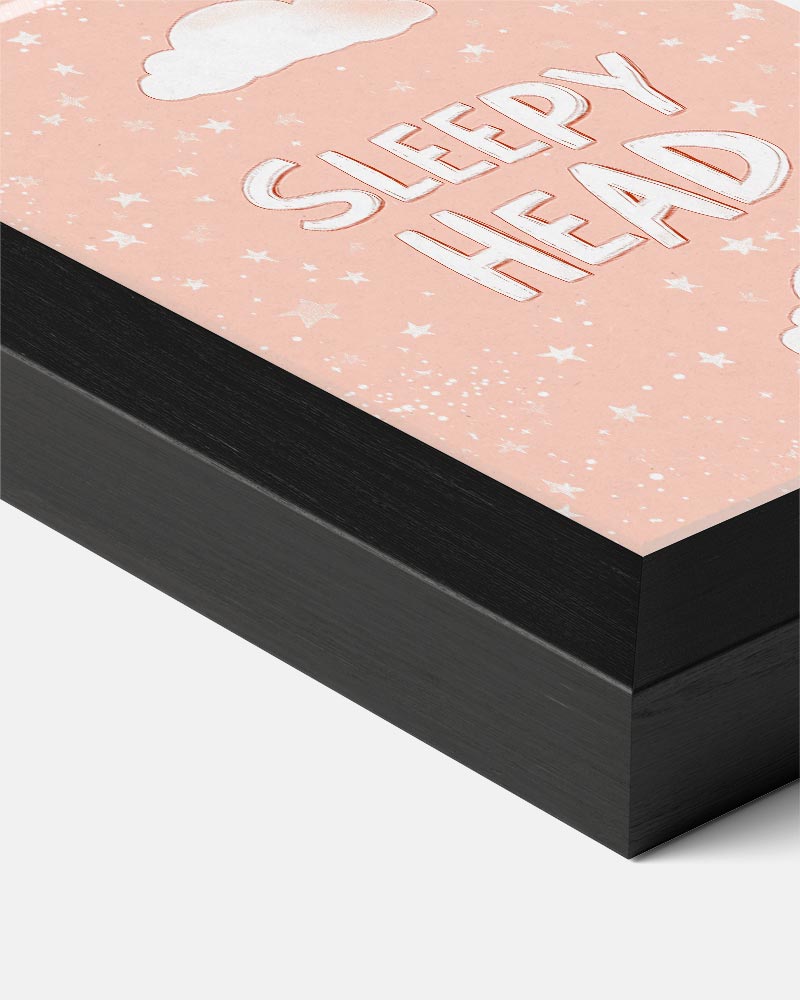 Dromerige "Sleepy Head" Poster-WallArtistic