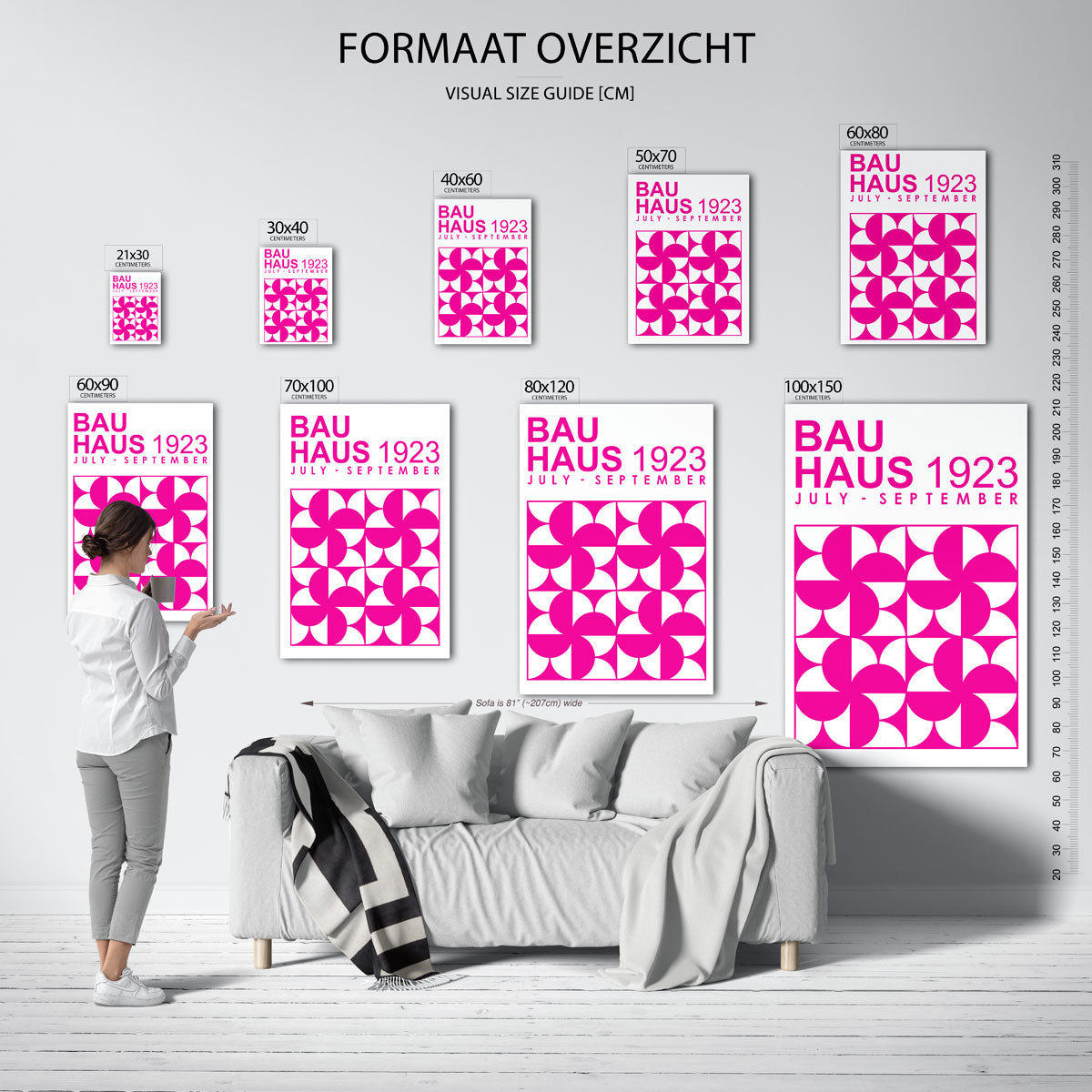 Vormen en vlakken Poster