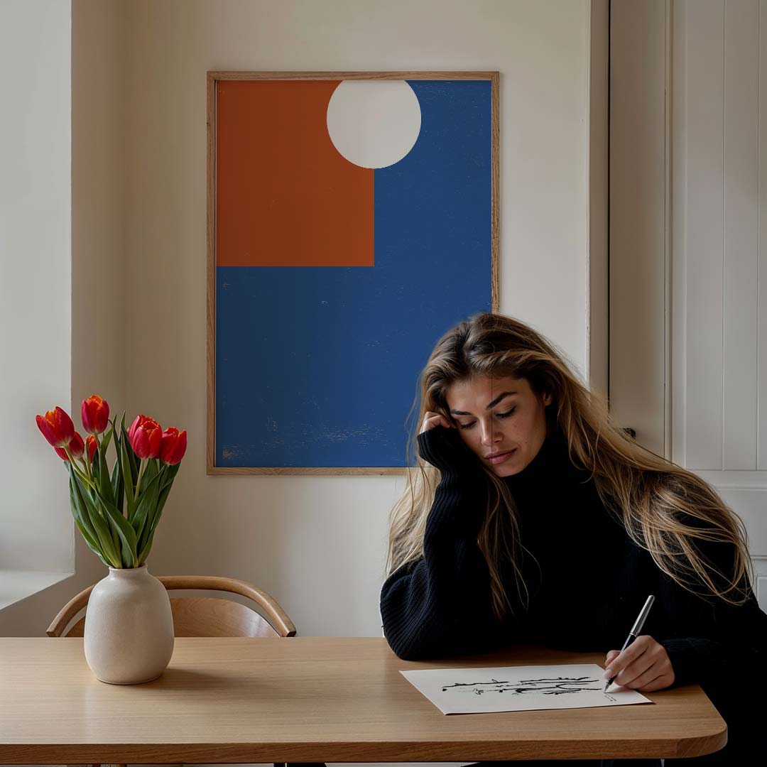 Moderne Geometrische Kunstposter-WallArtistic