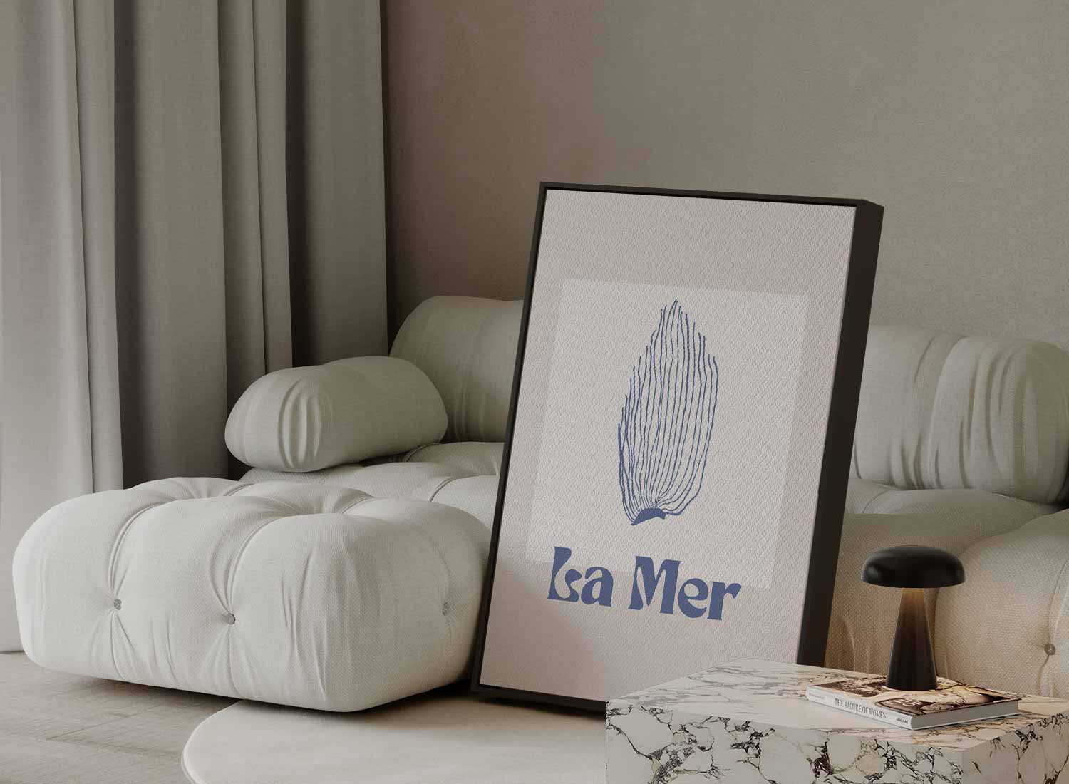 La Mer Zeedroom Print Kunstwerk-canvas-dibond-plexiglas-wanddecoratie-WallArtistic