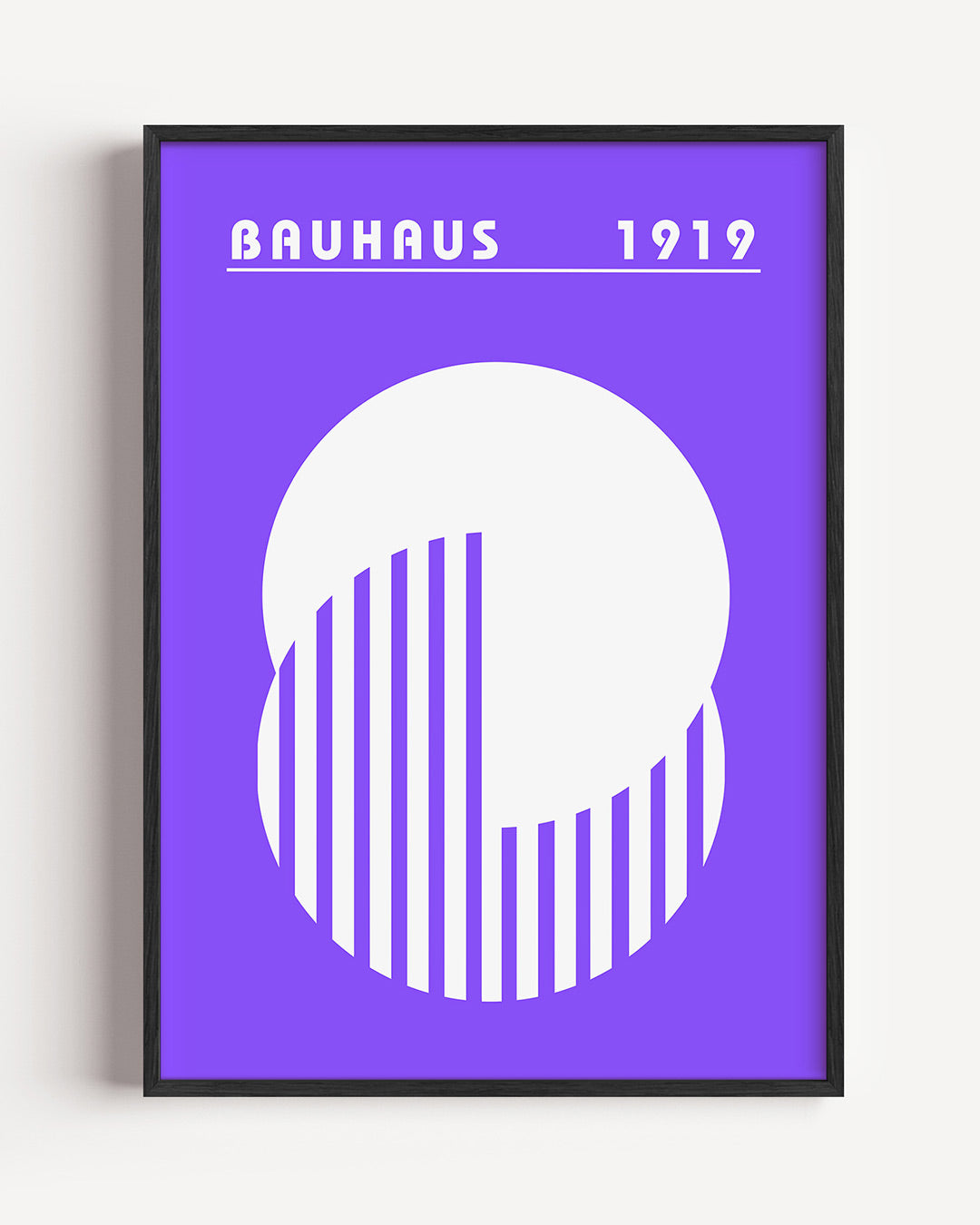 Cirkel en lijnen Poster