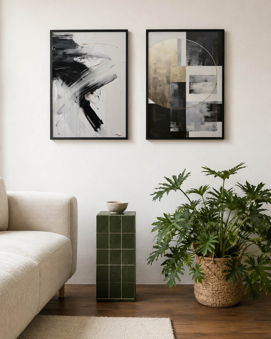 Dynamisch lijnenspel Posterset