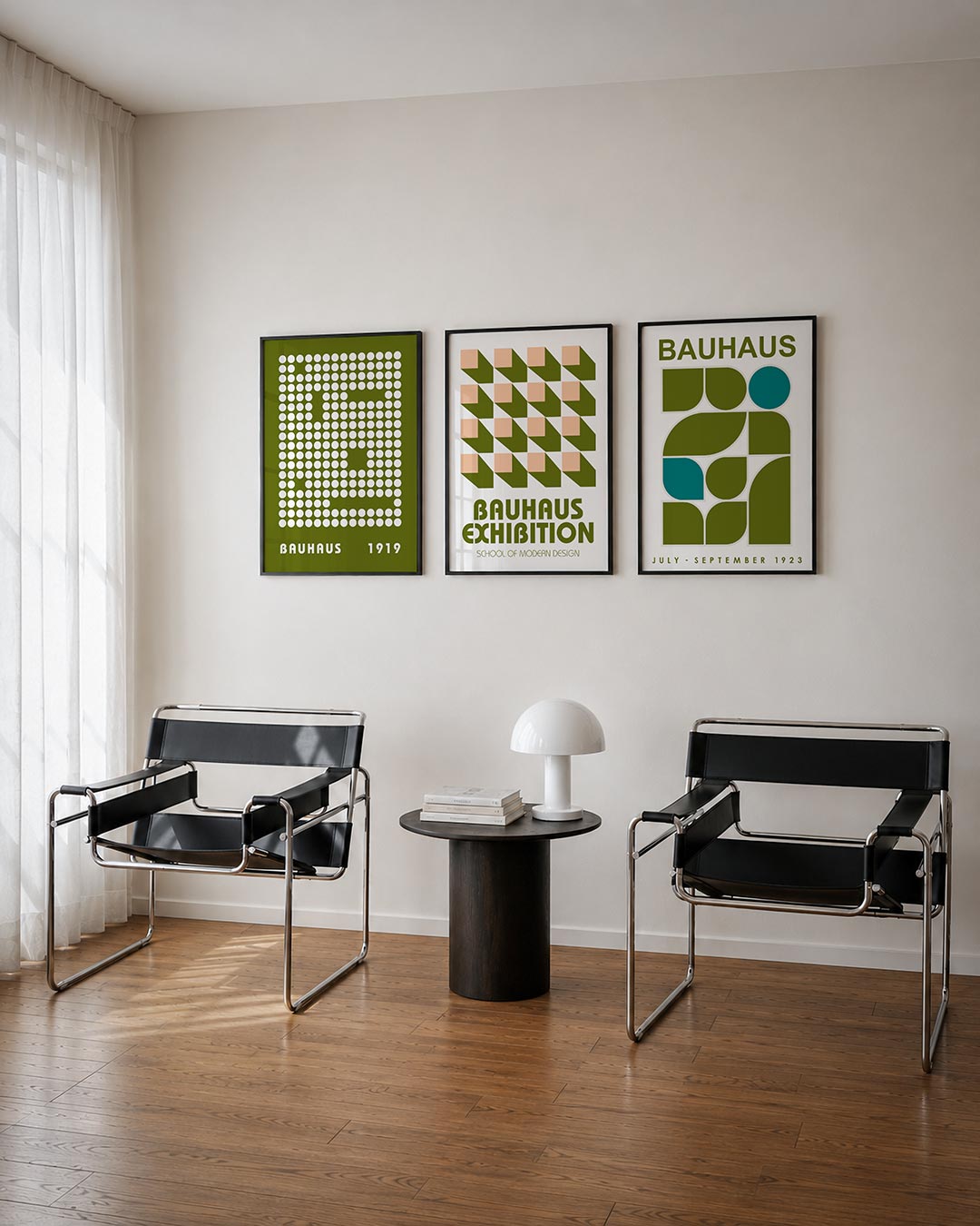 Cirkelpatroon ritme Posterset