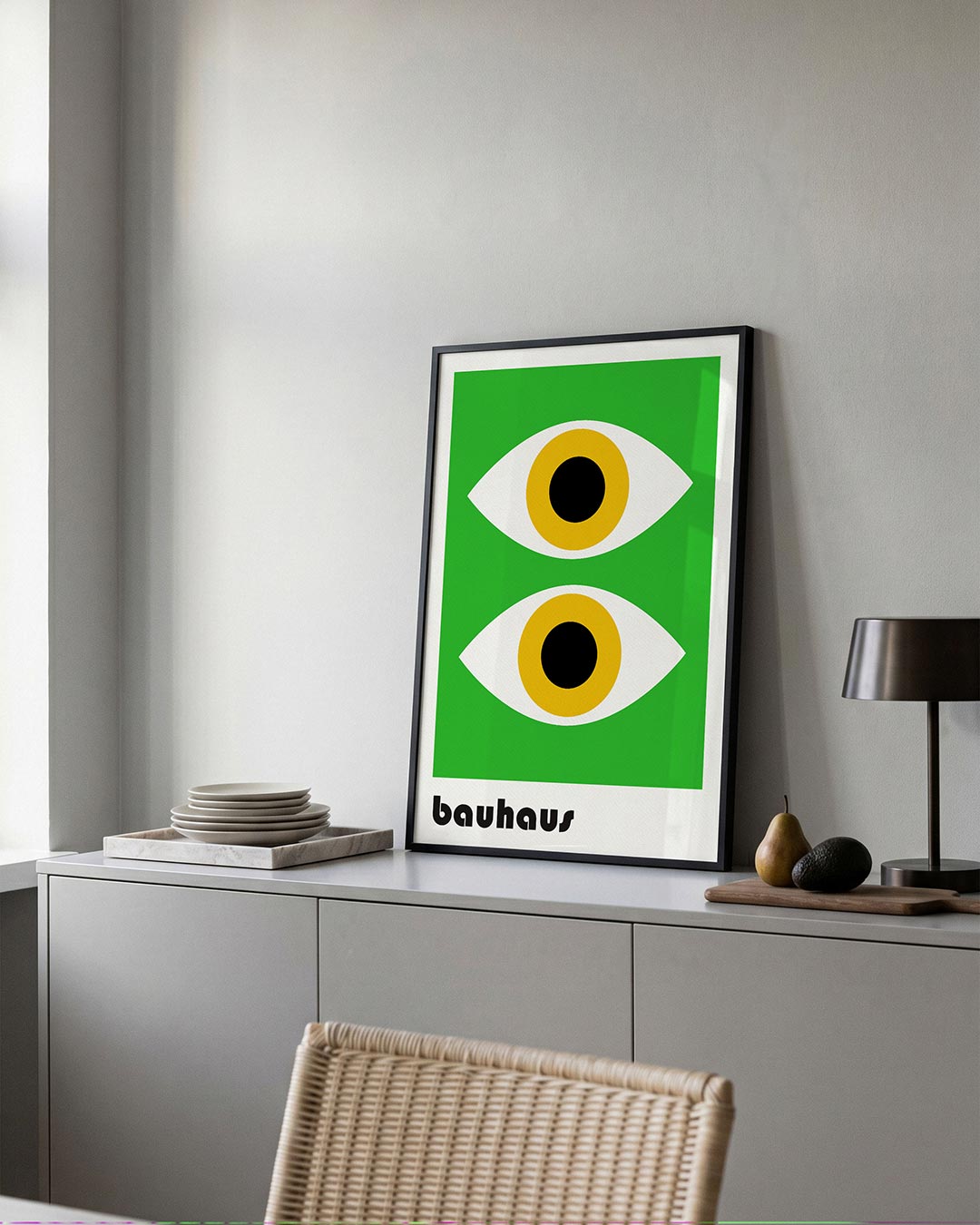 Oogvormen en kleur Poster