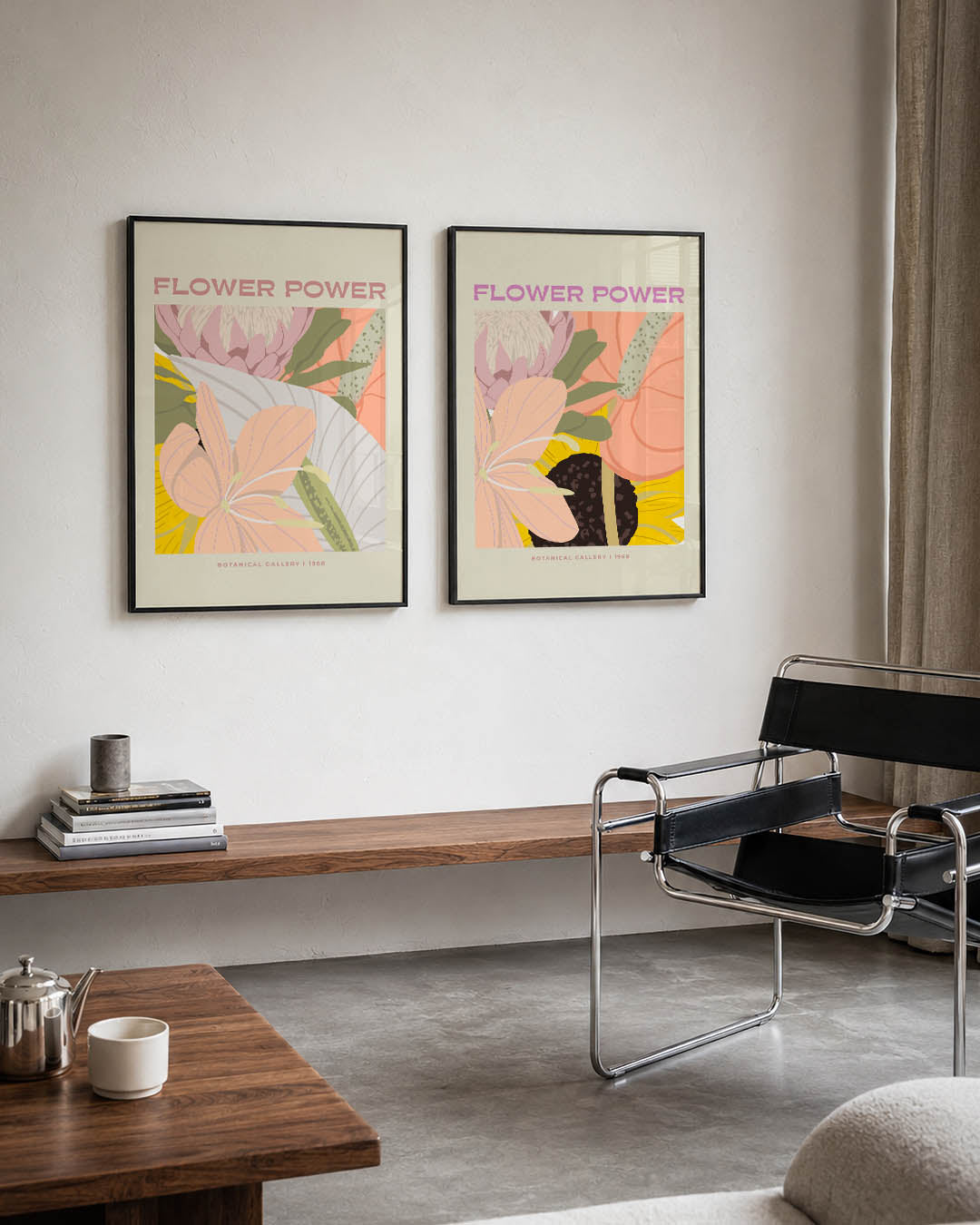 Bloemrijke harmonie Posterset