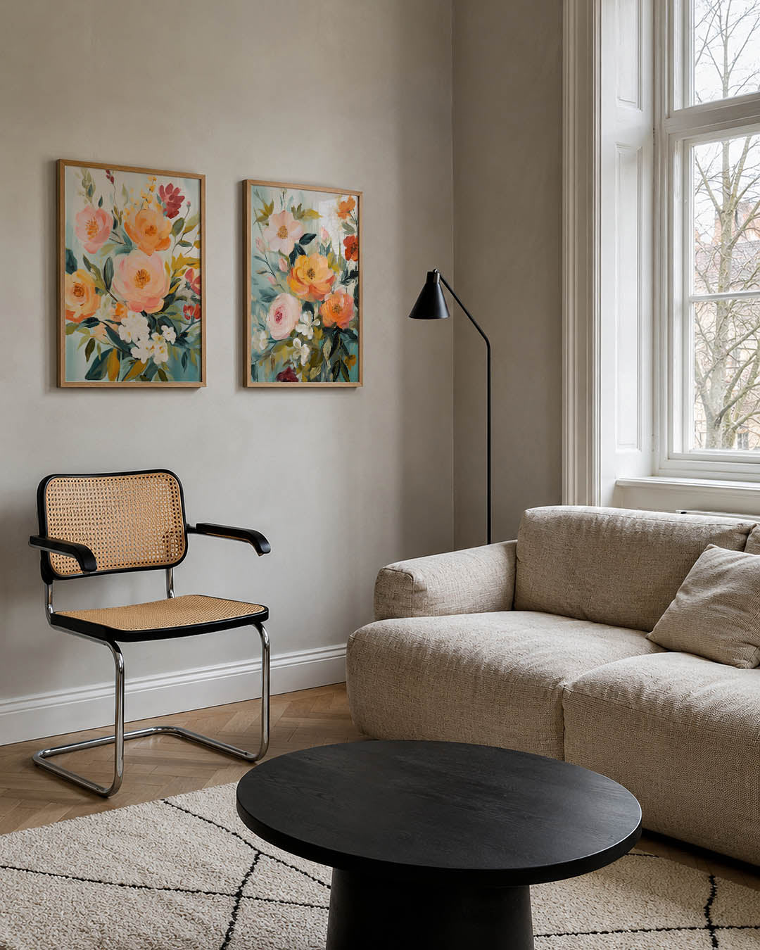Bloemrijke kleurenpracht Posterset