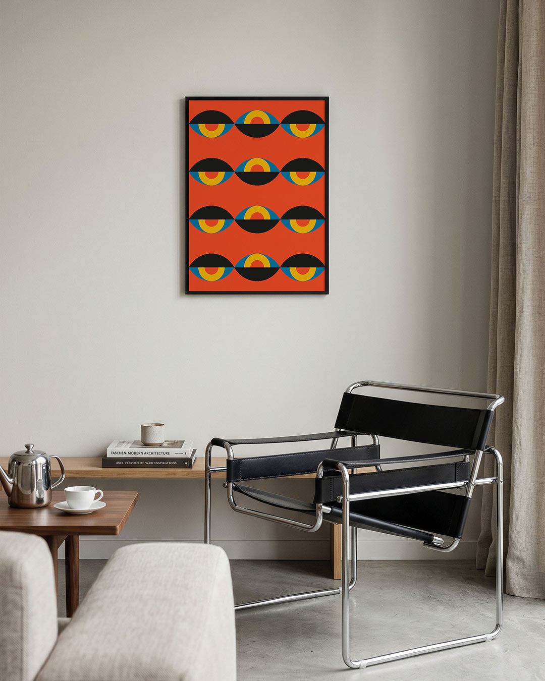 Vormritme en kleur Poster