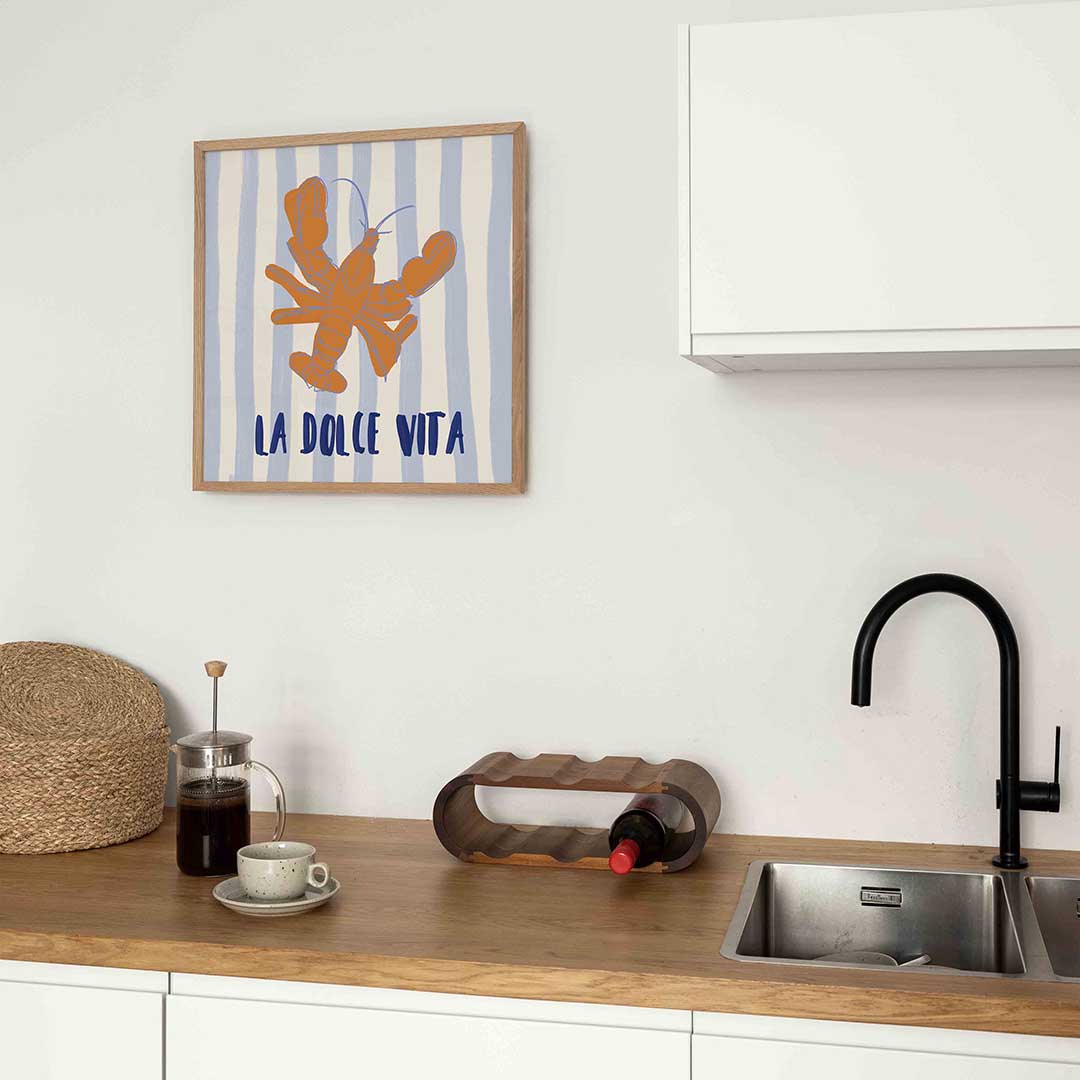 Oranje kreeft Poster