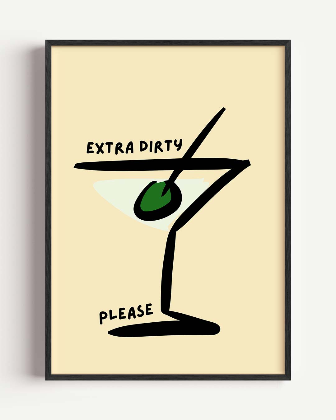 Extra Dirty Martini Poster-WallArtistic