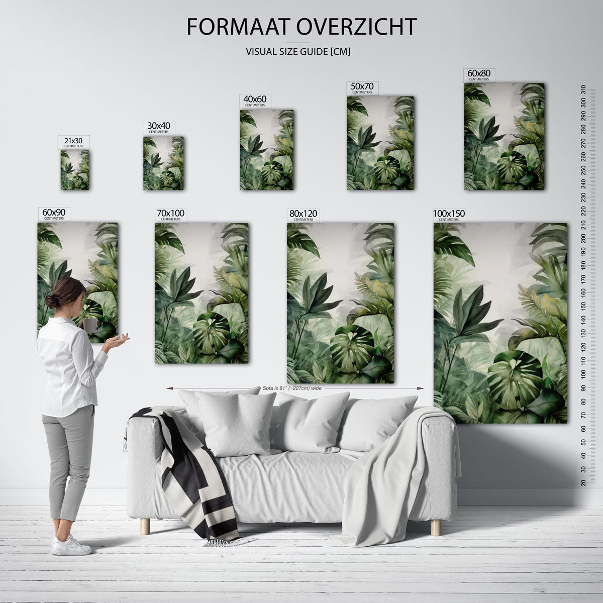 Groene bladeren Poster