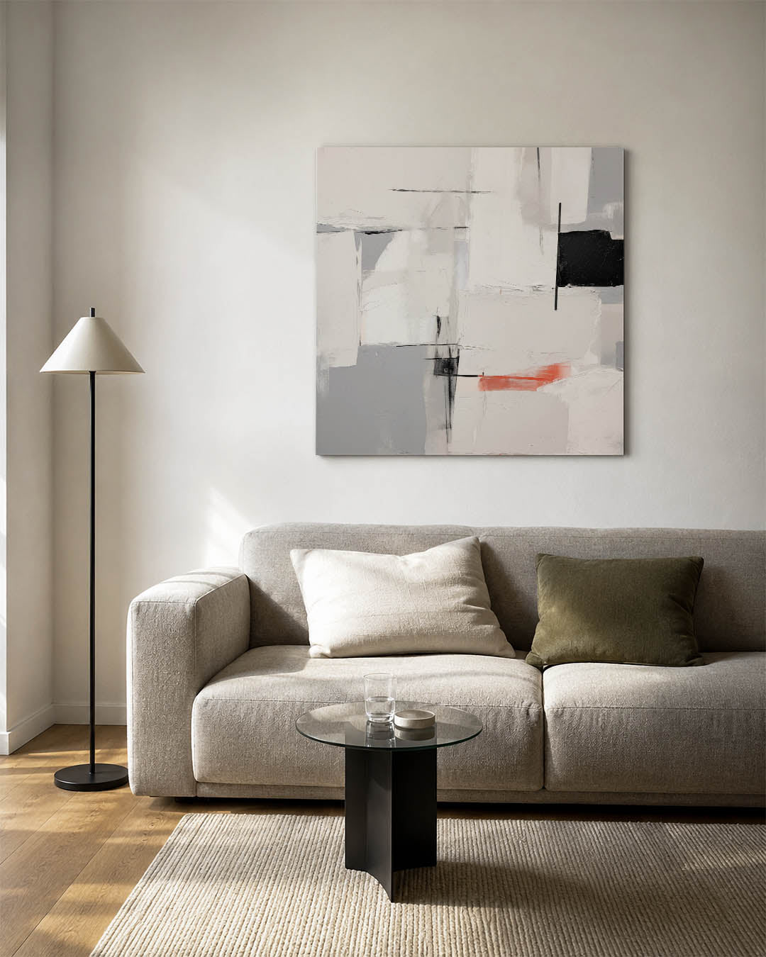 Geometrische vlakken Kunstwerk