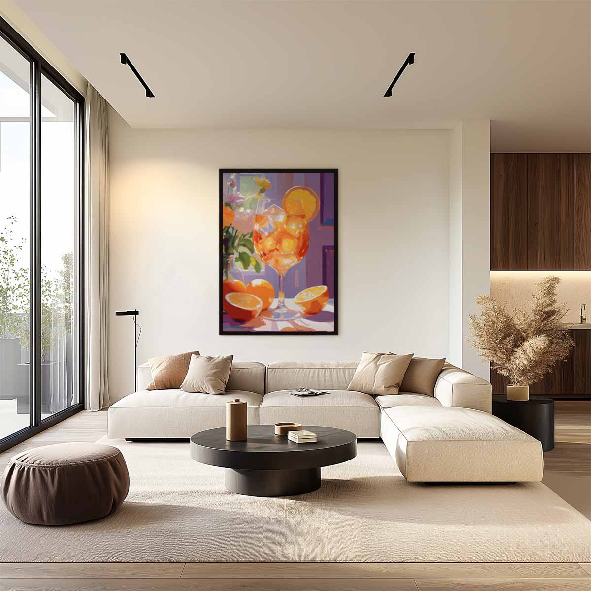 Zomerse Citrus Verfrissing Kunstwerk-canvas-dibond-plexiglas-wanddecoratie-WallArtistic