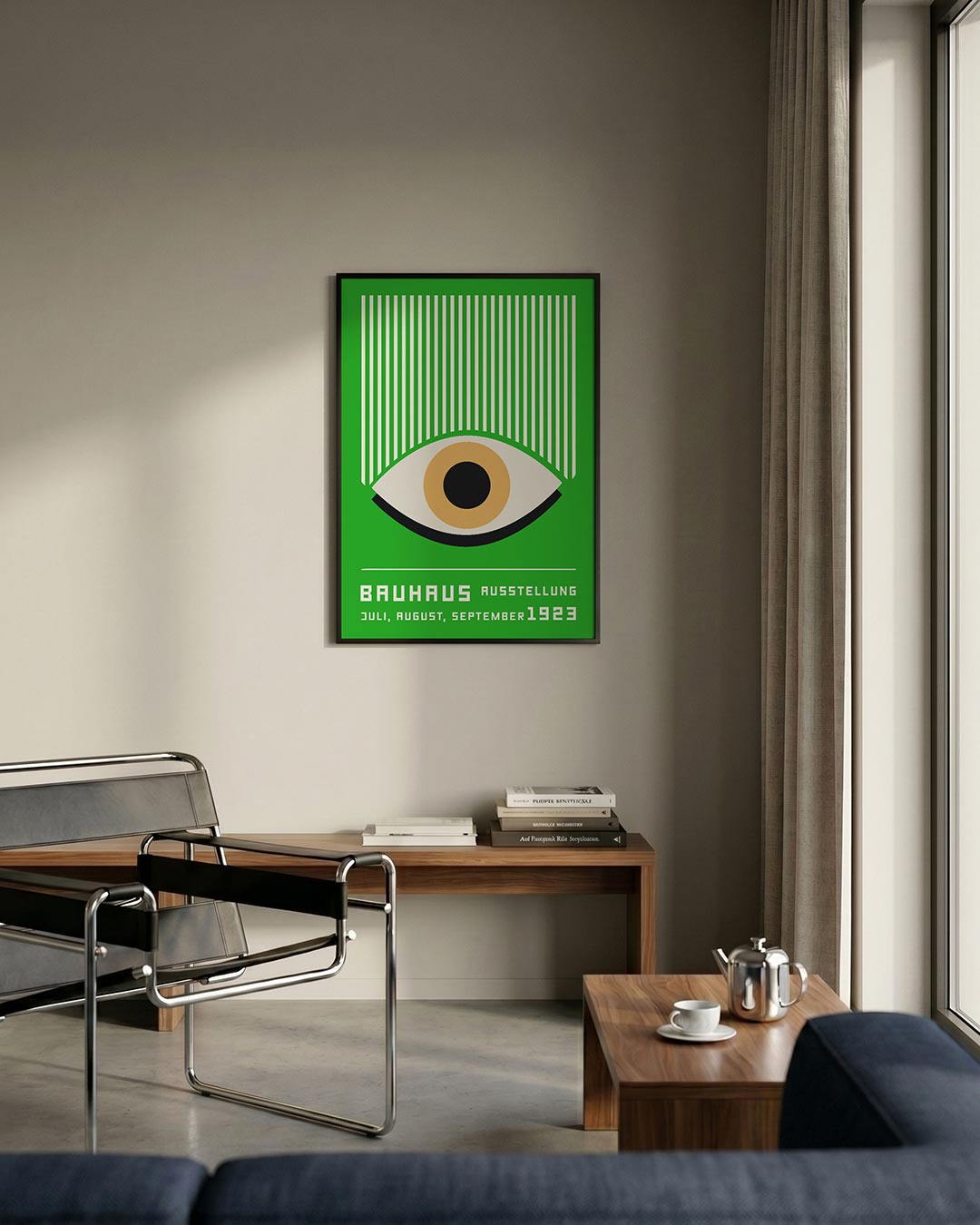 Oog en lijnen Poster