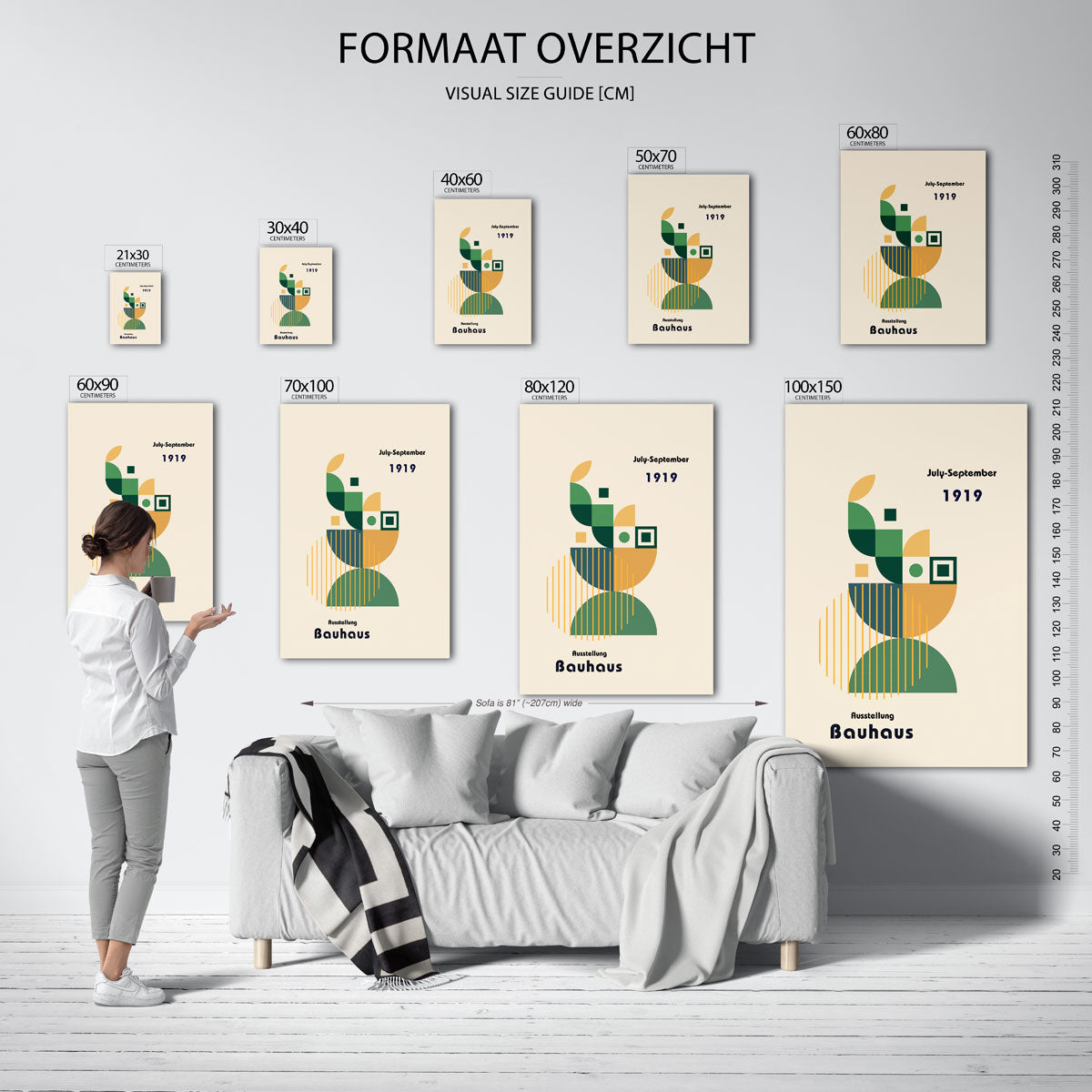 Vorm en kleur Poster
