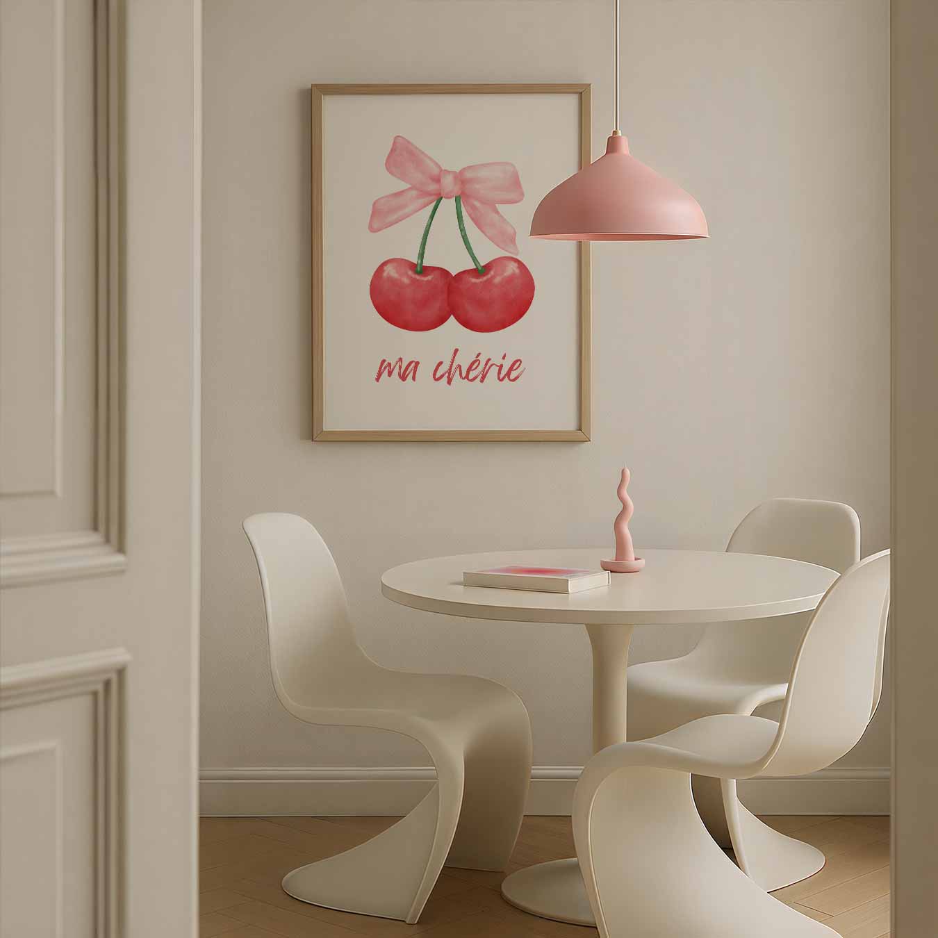 Ma Chérie Cherry Poster-WallArtistic
