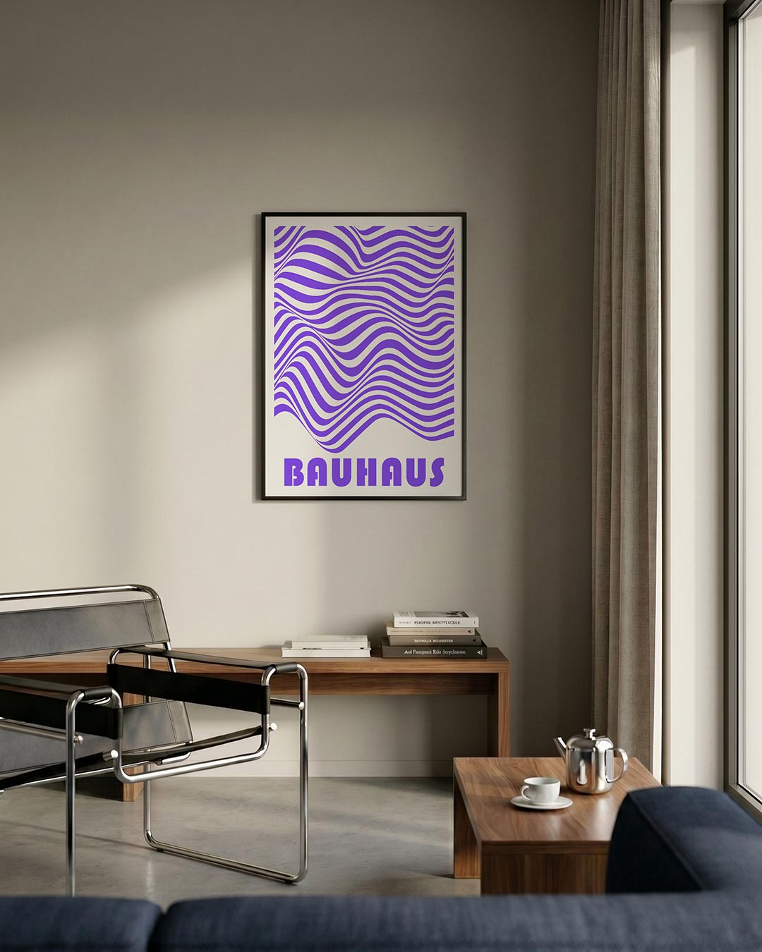 Golvend lijnenspel Poster