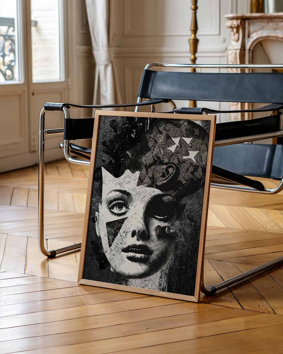 Vrouwengezicht Poster-WallArtistic