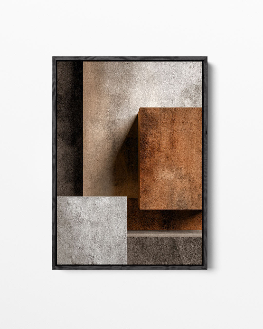Geometrische textuur compositie Kunstwerk
