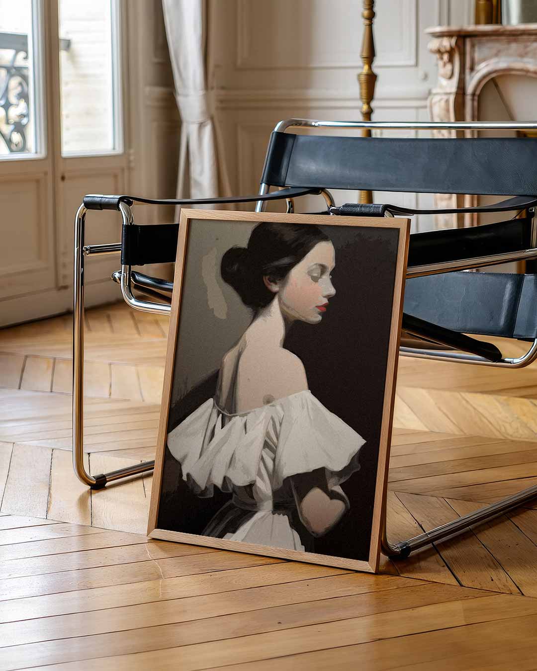 Elegante Vrouwelijke Schoonheid Poster-WallArtistic