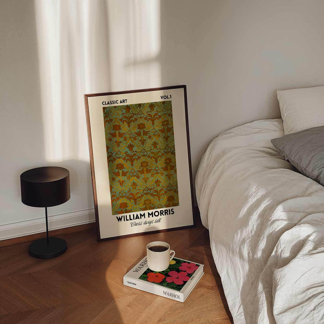 William Morris Bloemenpatroon Poster-WallArtistic