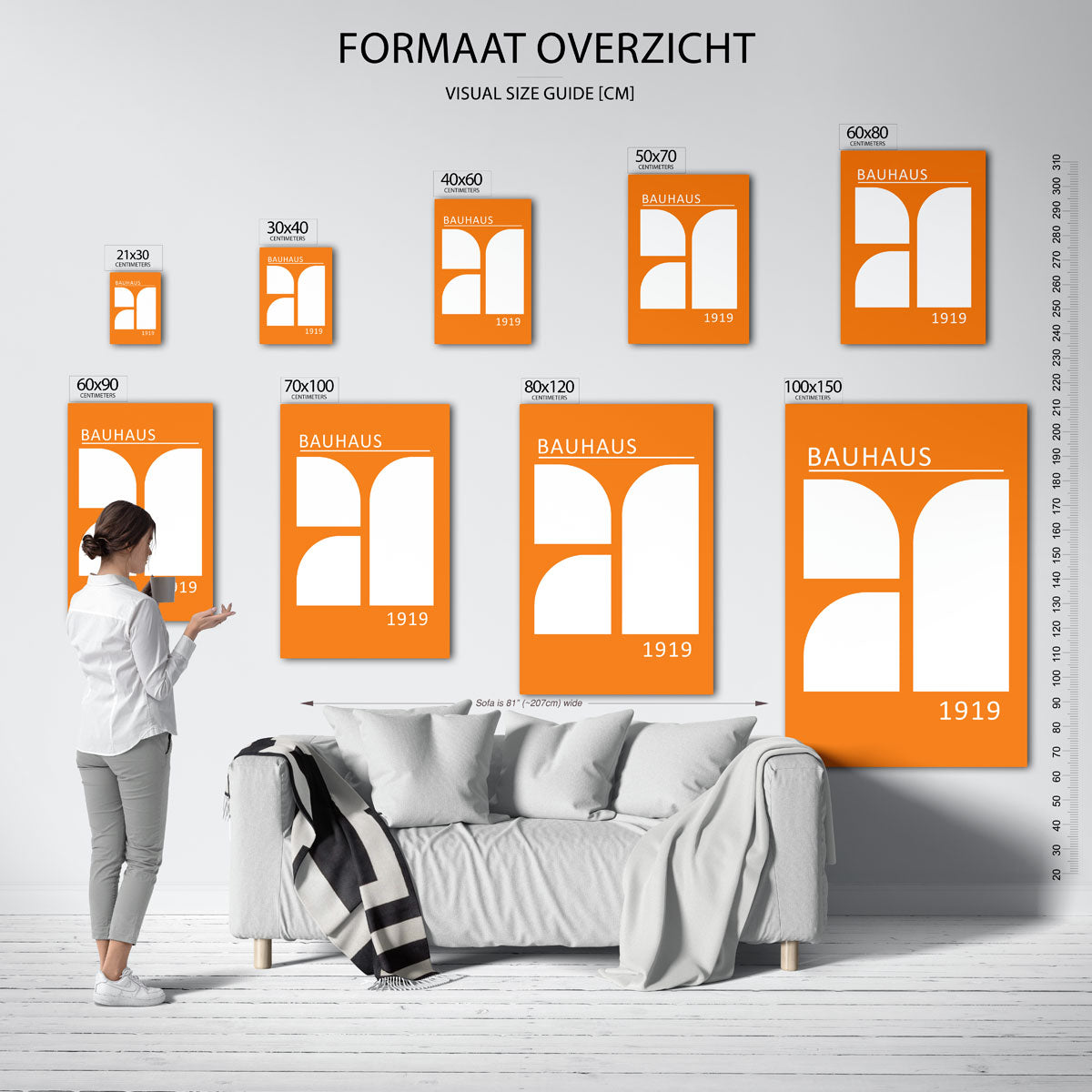 Vorm en kleur Poster