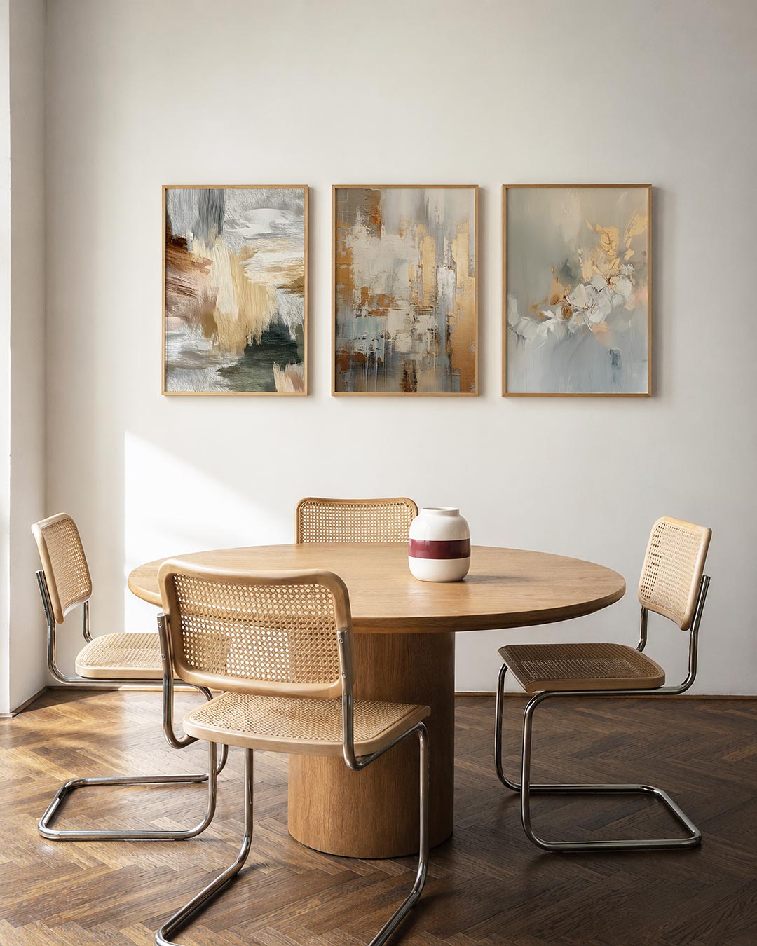 Kleurige streken Posterset