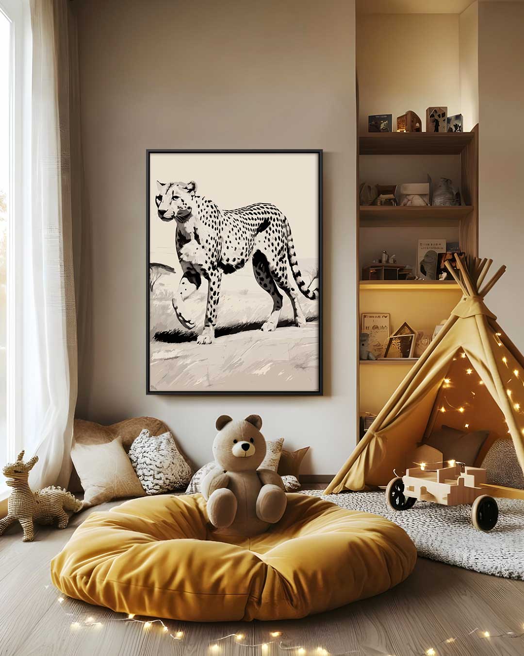 Majestic Cheetah Artwork