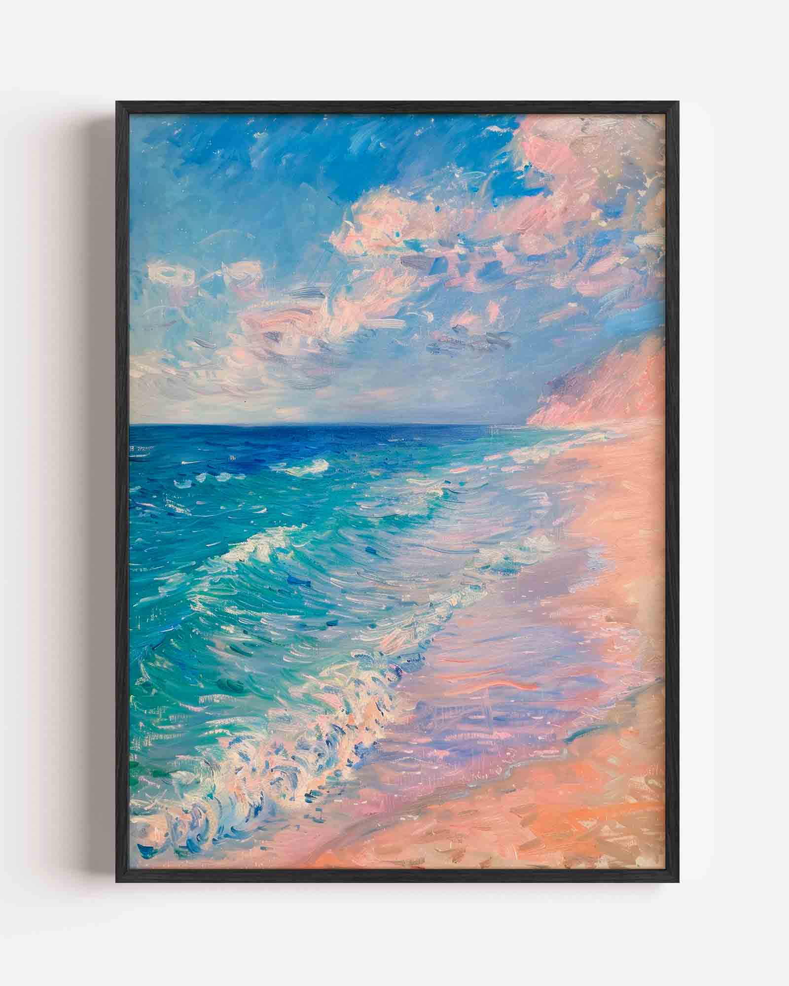 Strand en zee Poster