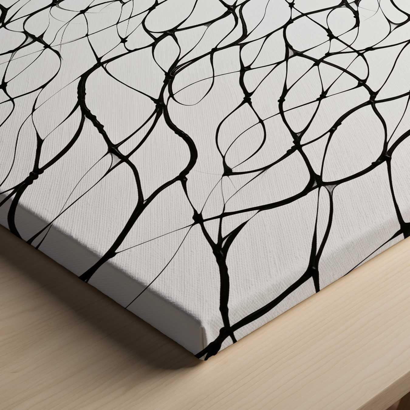 Dansende Lijnen Kunstwerk-canvas-dibond-plexiglas-wanddecoratie-WallArtistic
