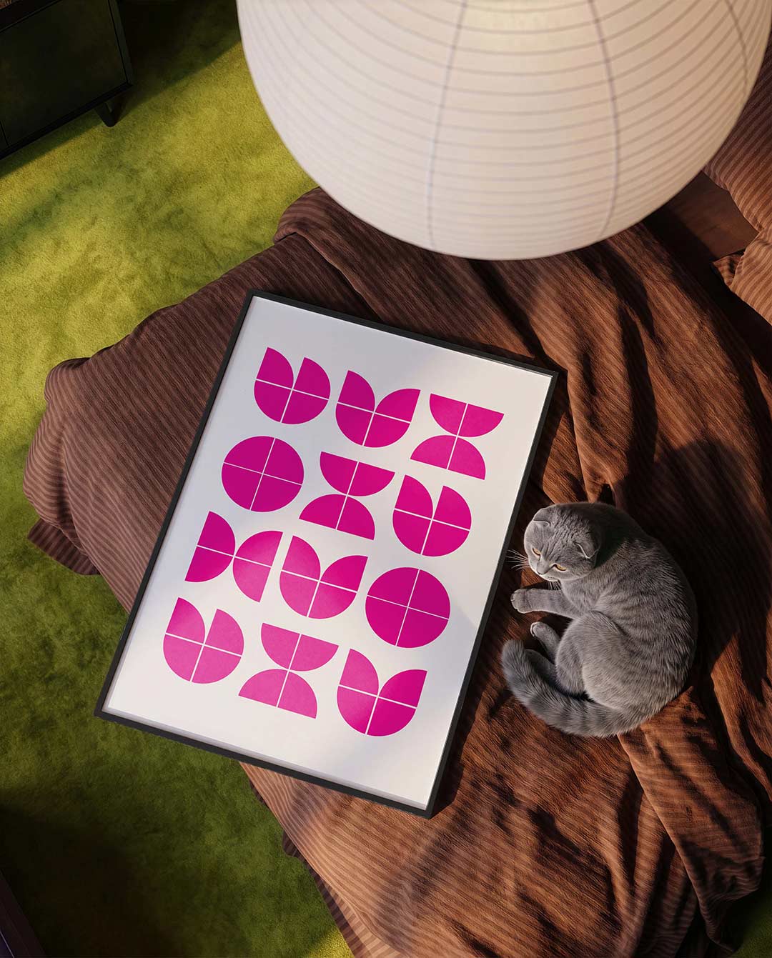 Vormritme en kleur Poster