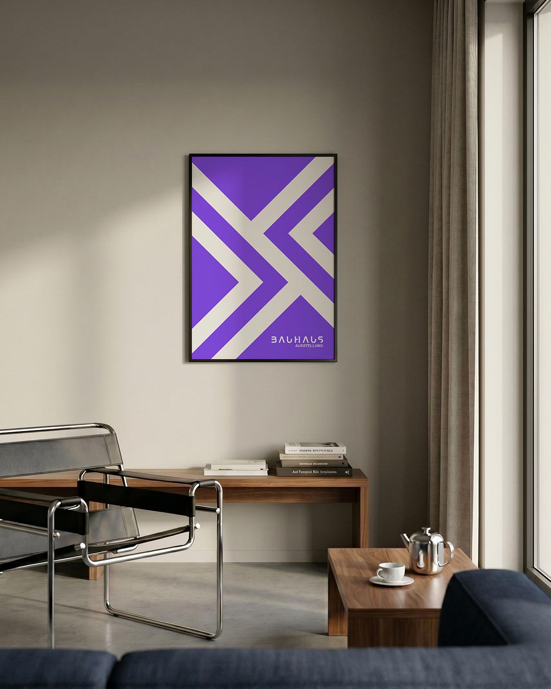 Lijnen en kleurvlakken Poster
