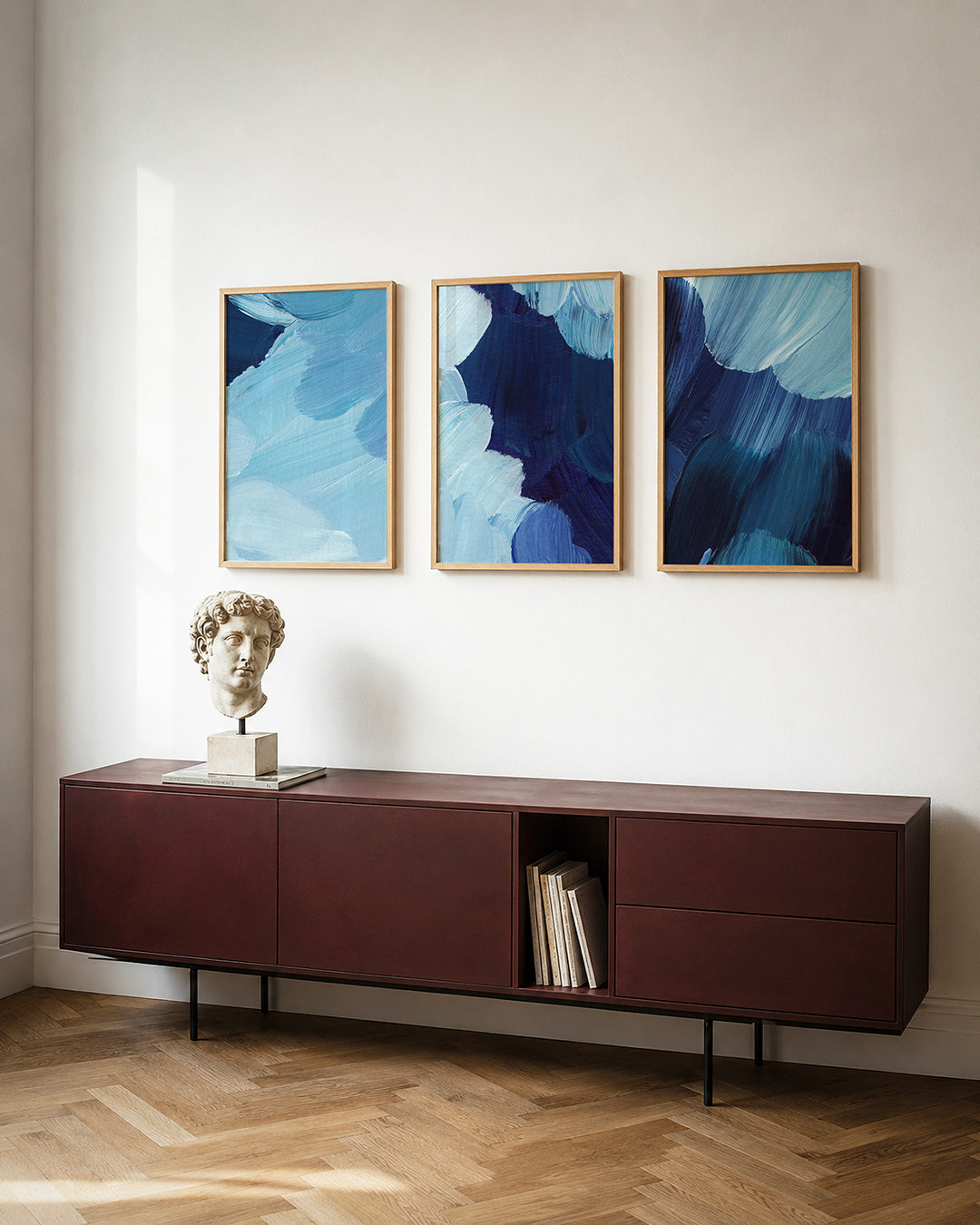 Blauwe vegen Posterset