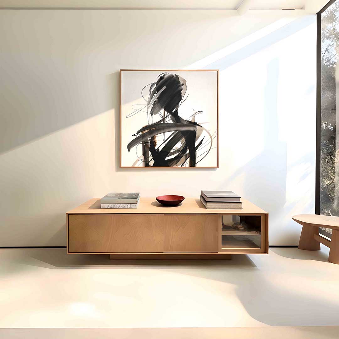 Abstracte figuur Poster