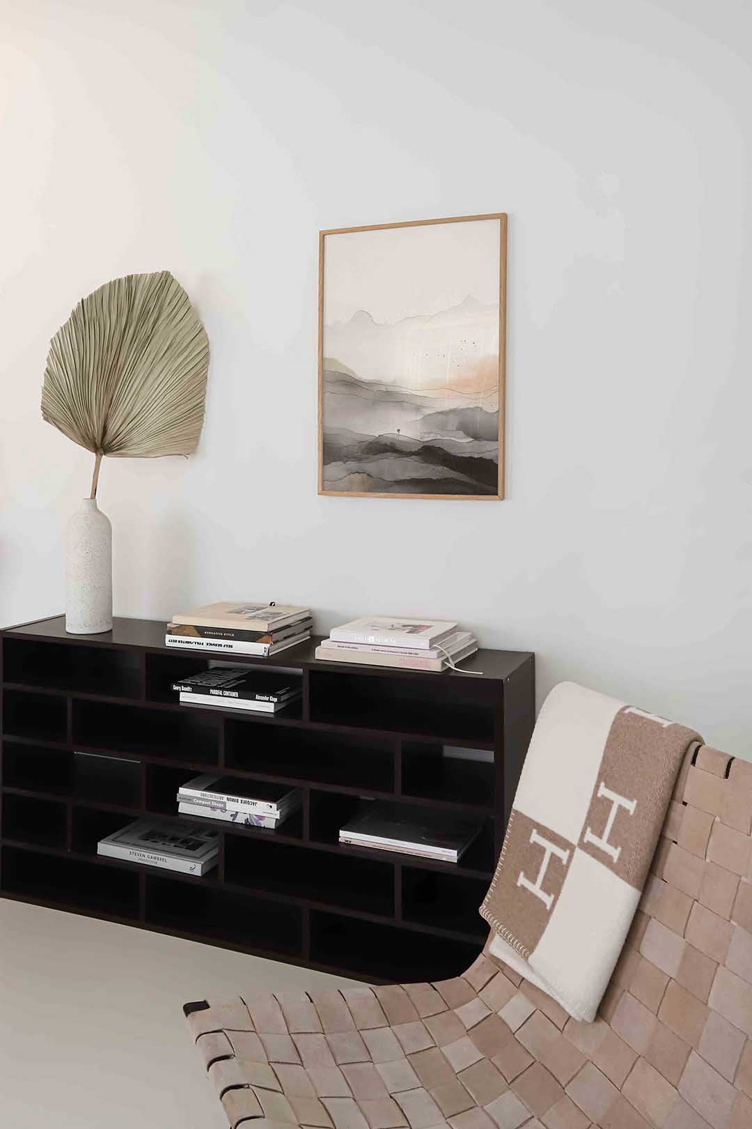 Landschap met bergen Poster