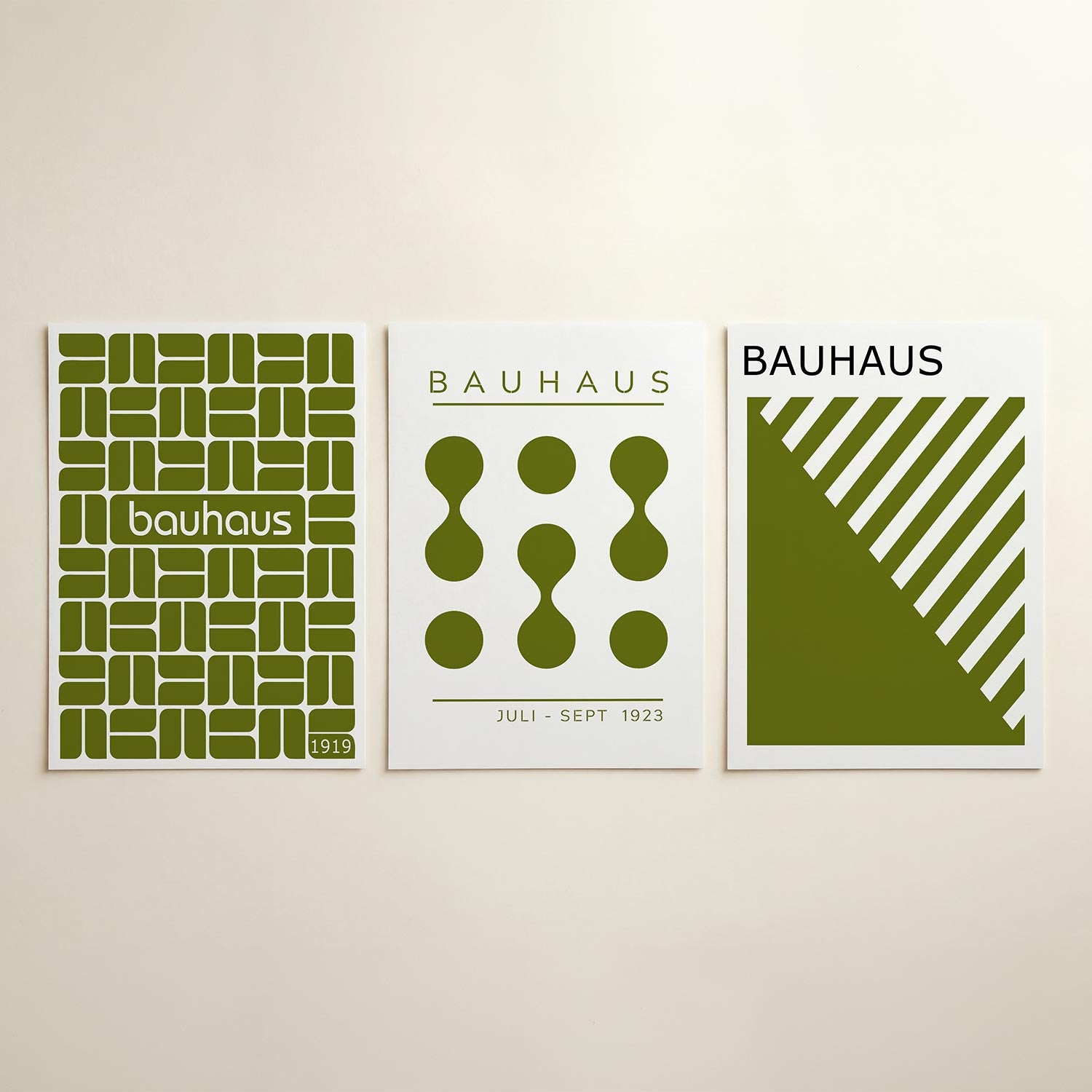Vormritme en kleur Posterset
