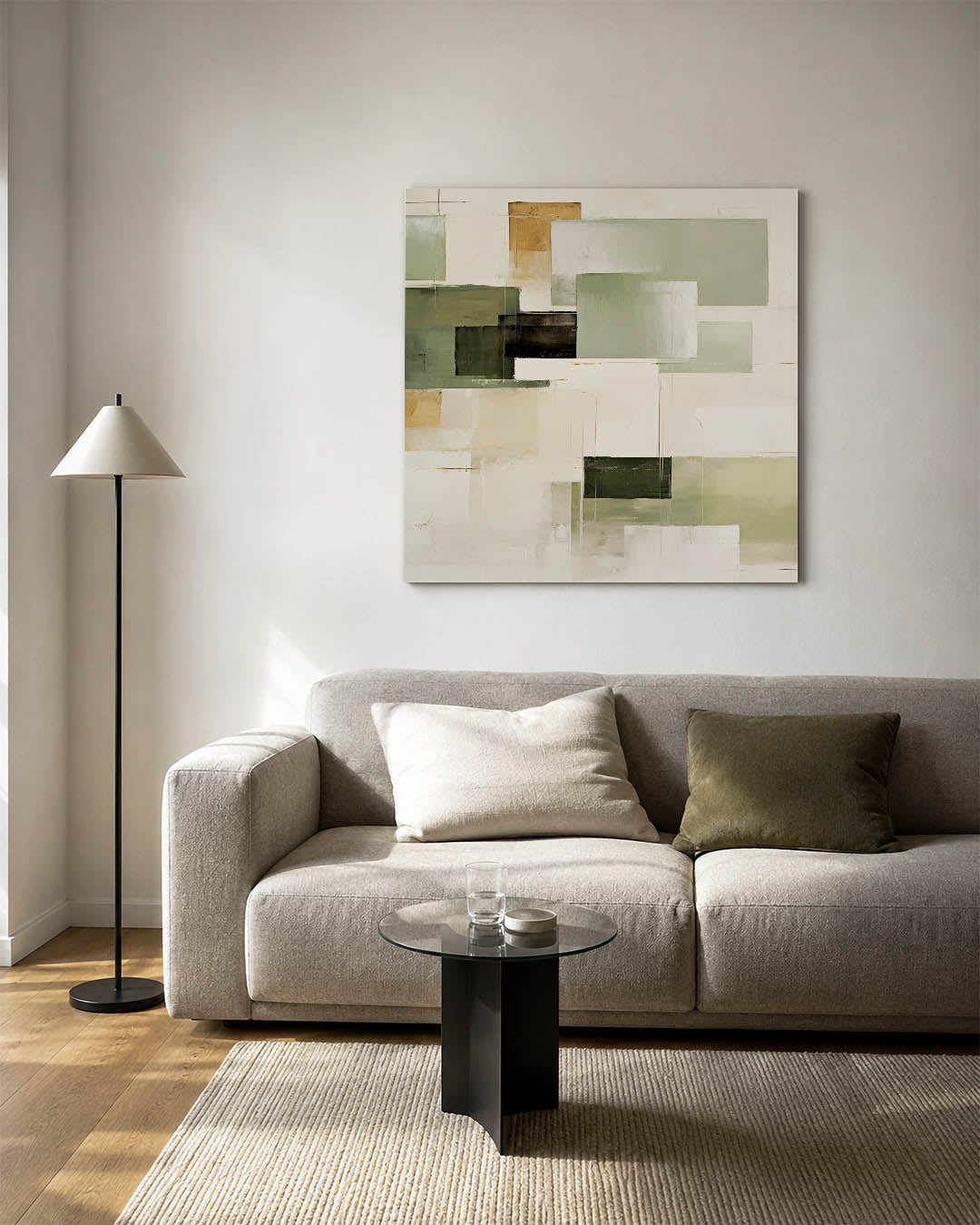Geometrische vlakken Kunstwerk