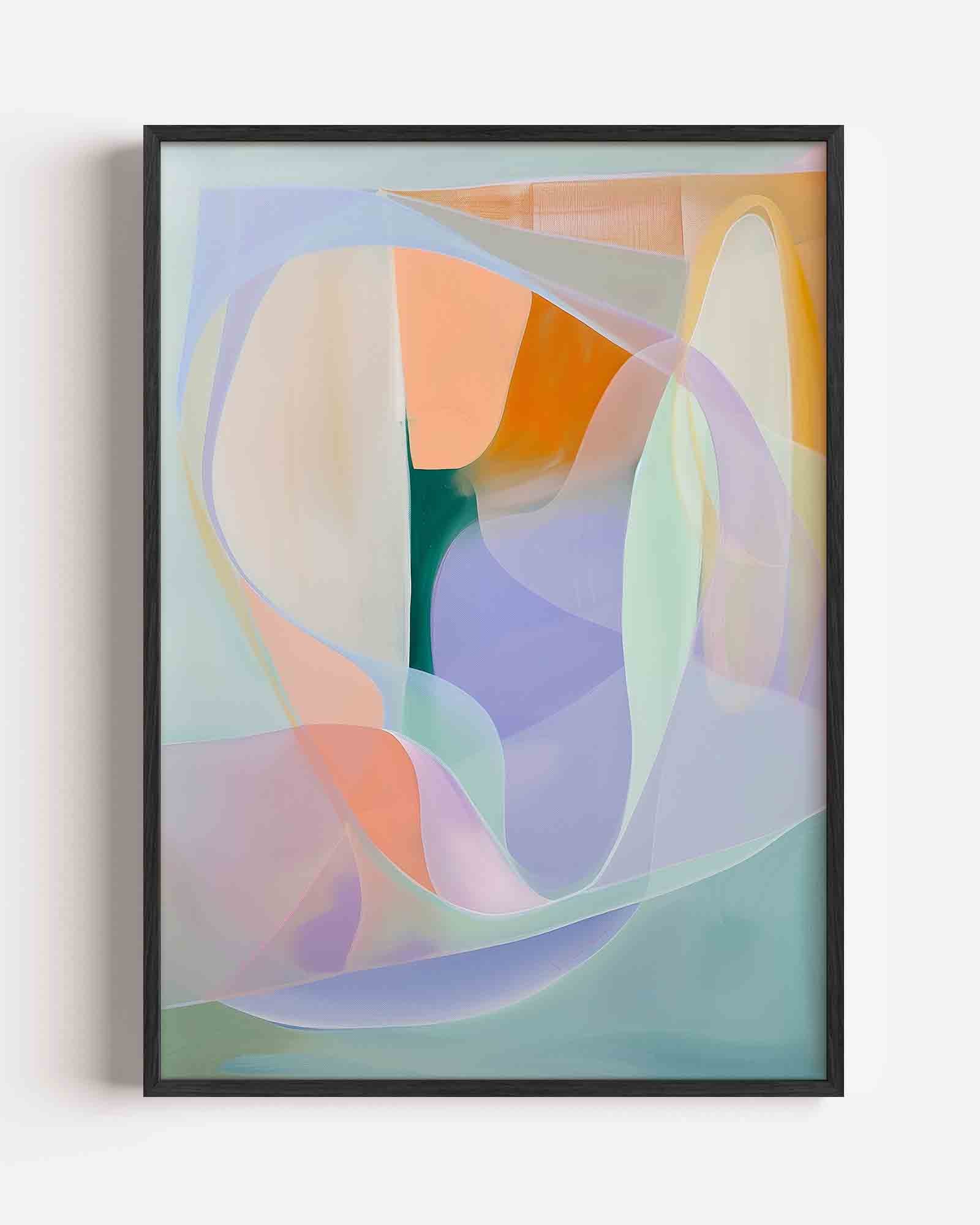 Abstracte vormen Poster