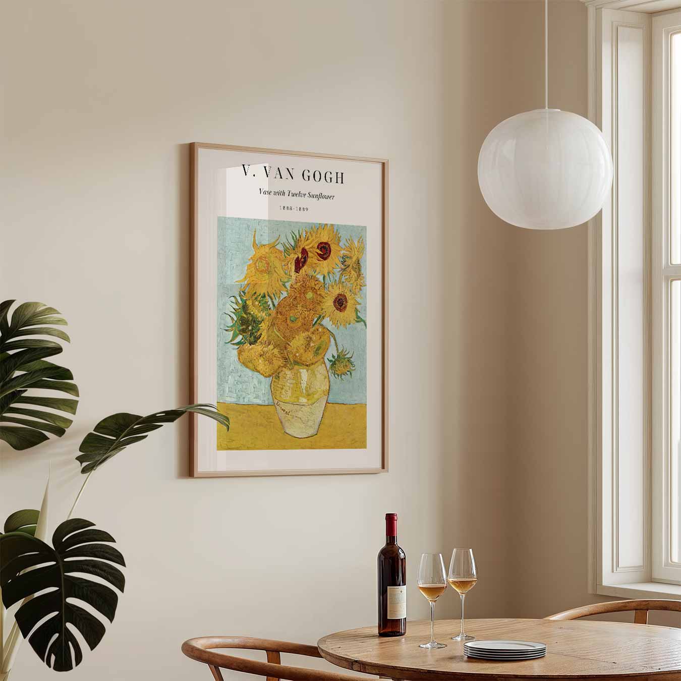 Van Gogh's Zonnebloemen Poster-WallArtistic
