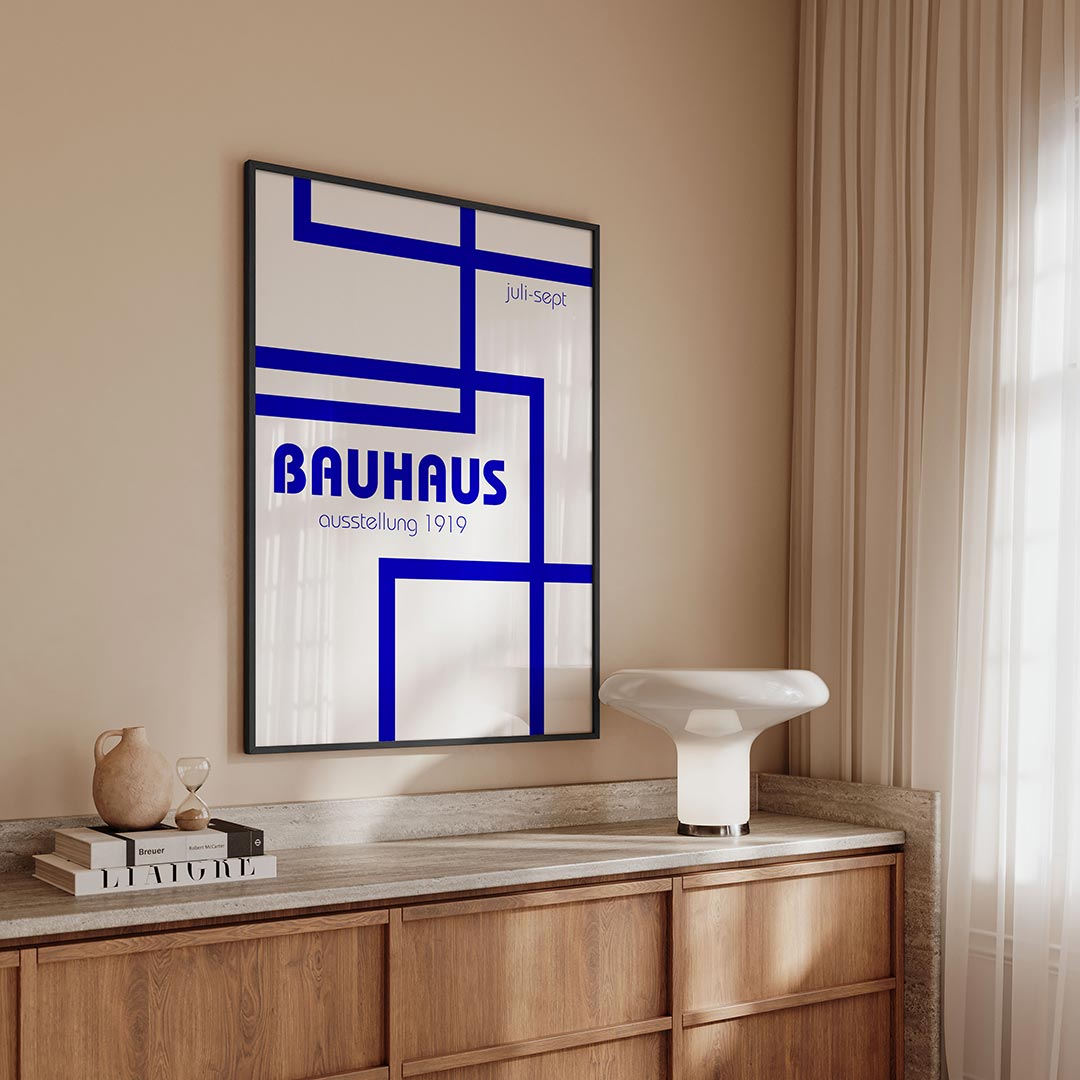 Lijnen en vlakken Poster