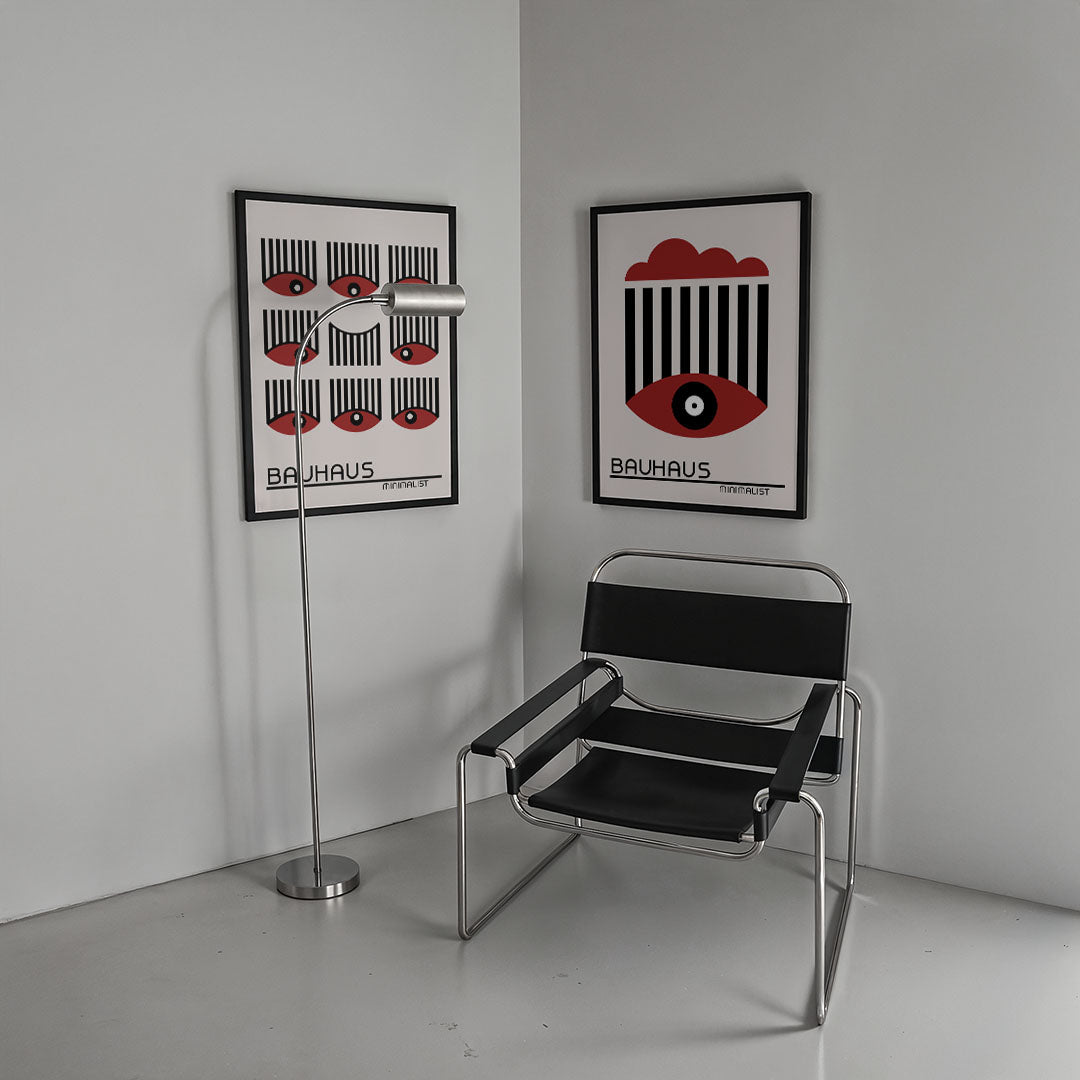 Oogpatroon en lijnen Posterset
