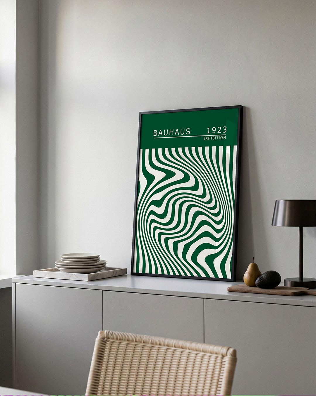 Golvend lijnenspel Poster