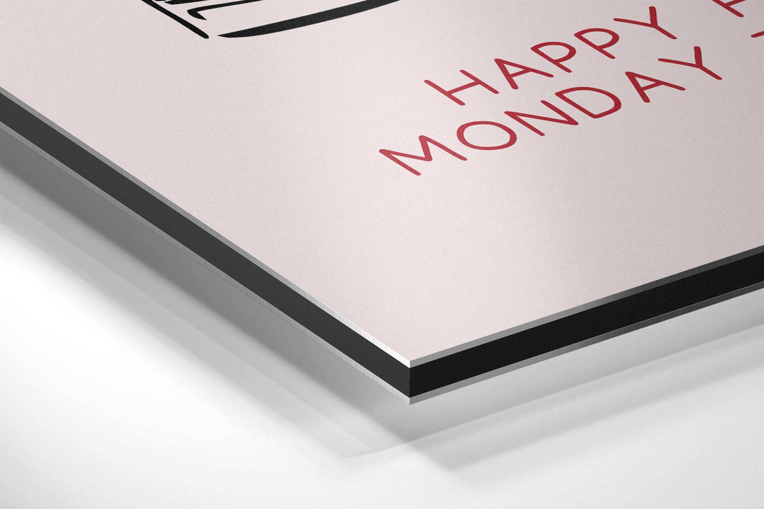 Happy Hour Illustratie Kunstwerk-canvas-dibond-plexiglas-wanddecoratie-WallArtistic