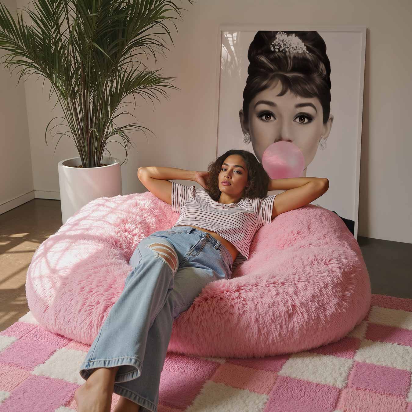 Stijlvolle Elegantie met een Knipoog Poster-WallArtistic