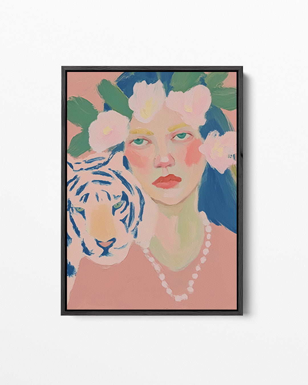 Dromerige portret tijger Kunstwerk